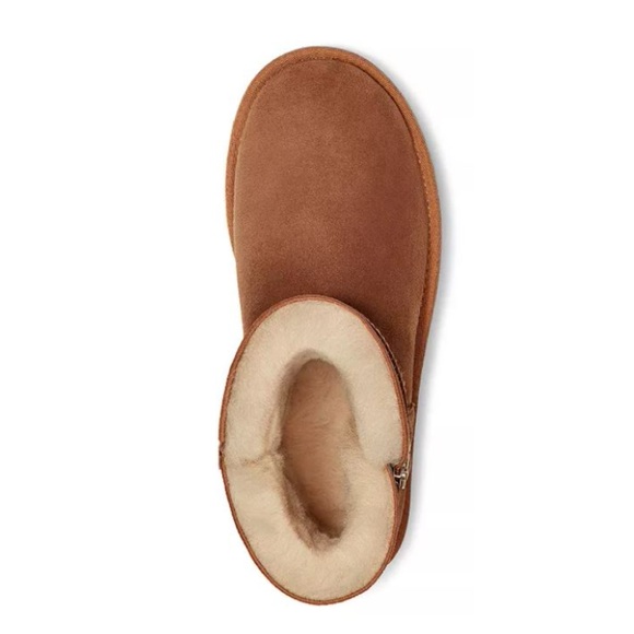 NEW IN BOX: Women's Bailey Zip Shearling Lined Mini Boots - Picture 4 of 6